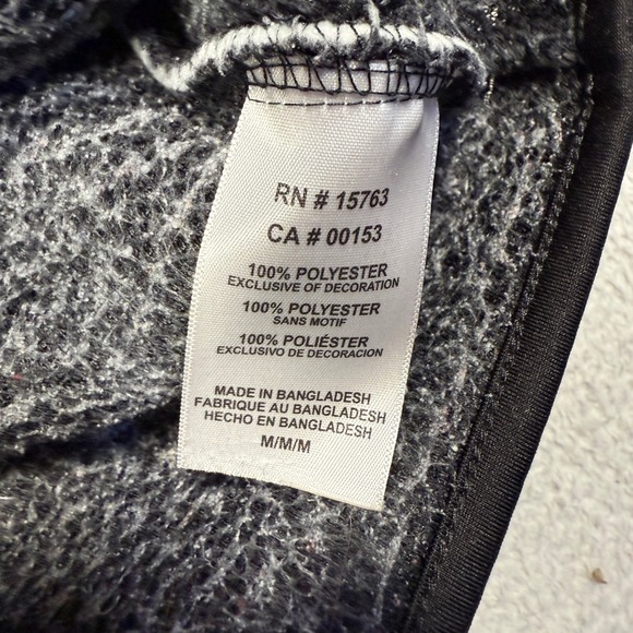 Champion NCAA Cincinnati Bearcats Sherpa Fleece Jacket Full Zip Gray Medium UC - Picture 4 of 6